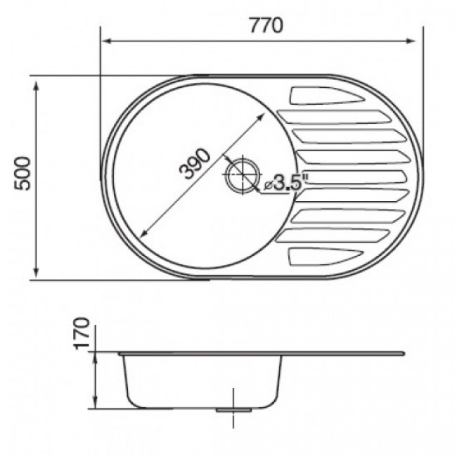 Толщина нержавеющей мойки. Мойка врезная Frap. Мойка овальная 770*500 схема врезки. Мойка врезная 770 x 500мм. Forma 7750rs кухонная мойка.