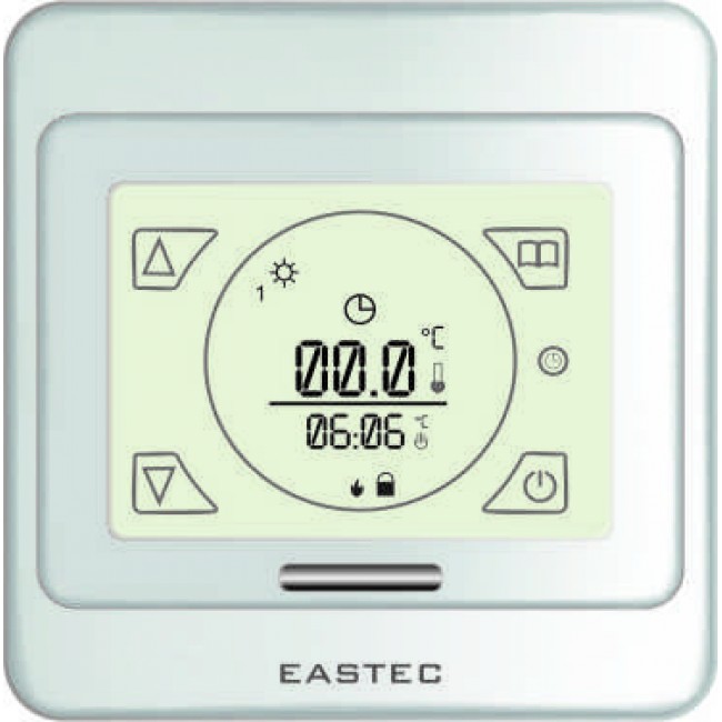 Терморегулятор для теплого пола. EASTEC E91.716. Терморегулятор EASTEC E 91.716 (3.5 КВТ). Терморегулятор е91.716 EASTEC. Терморегулятор сенсорный EASTEC е91,716 (3,5квт).